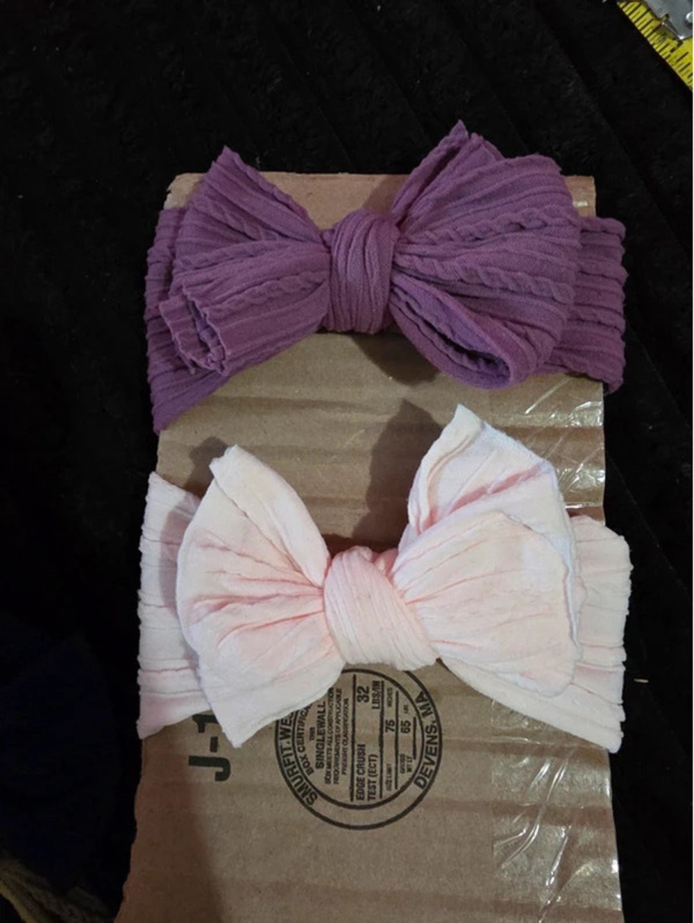2 pc baby bow/ headwrap